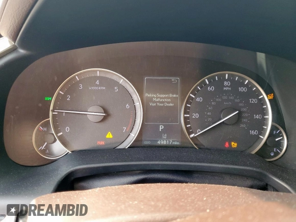 2020 Lexus RX with VIN 2T2HZMAA4LC182010, listed as a Copart auction lot 53491785 with 49,817 mi miles and Salvage Title. Bid and sale history available at carsss.com. Image 9.