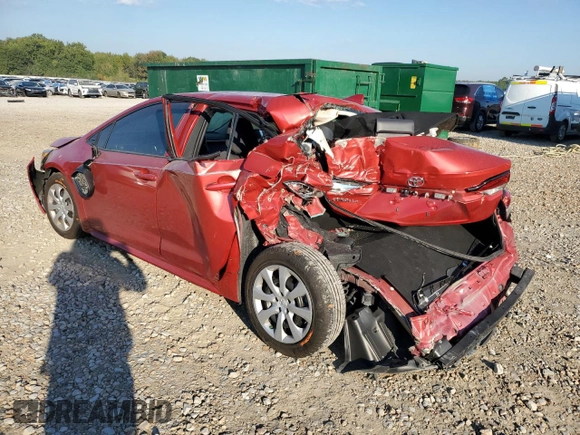 2021 Toyota Corolla LE with VIN 5YFEPMAE1MP266139, listed as a Copart auction lot 74340374 with 41,545 mi miles and Salvage Title. Bid and sale history available at carsss.com. Image 2.