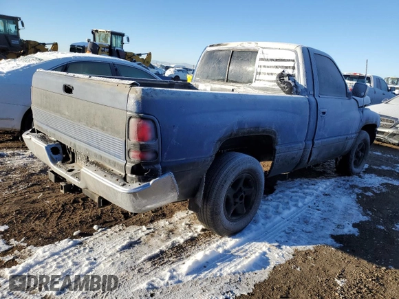 1997 Dodge Ram 1500 with VIN 1B7HC16Y3VS111537, listed as a Copart auction lot 87746485 with 134,758 mi miles and Non Repairable. Bid and sale history available at carsss.com. Image 3.