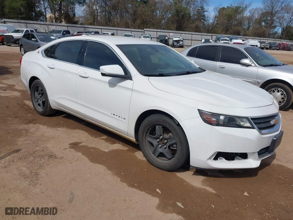 2016 Chevrolet Impala LS with VIN 2G11Z5SA3G9119697, listed as a IAAI auction lot 41688523 with 196,790 mi miles. Bid and sale history available at carsss.com. Image 1.