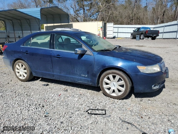 2007 Lincoln MKZ with VIN 3LNHM26T17R627185, listed as a Copart auction lot 49986005 with 102,061 mi miles and Salvage Title. Bid and sale history available at carsss.com. Image 4.