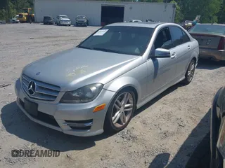 2012 Mercedes-Benz C-Class C 300 Sport with VIN WDDGF8BB2CR205819, listed as a IAAI auction lot 42074242 with 195,359 mi miles. Bid and sale history available at carsss.com. Image 2.