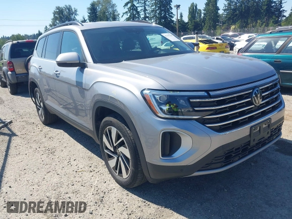 2024 Volkswagen Atlas SE with VIN 1V2HR2CA9RC531636, listed as a IAAI auction lot 42757784 with 40,257 mi miles and . Bid and sale history available at DreamBid. Image 1.