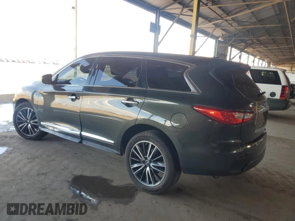 2015 Infiniti QX60 with VIN 5N1AL0MM9FC526946, listed as a Copart auction lot 58983895 with 128,341 mi miles and Salvage title. Bid and sale history available at DreamBid. Image 2.