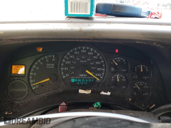 1999 GMC Sierra 1500 SLE z VIN 1GTEK19T7XZ531950, wystawiony jako Copart lot #44424965 z przebiegiem 151 343 mil mil oraz Szkoda całkowita • Salvage title. Historia ofert i sprzedaży dostępna na DreamBid. Obrazek 9.