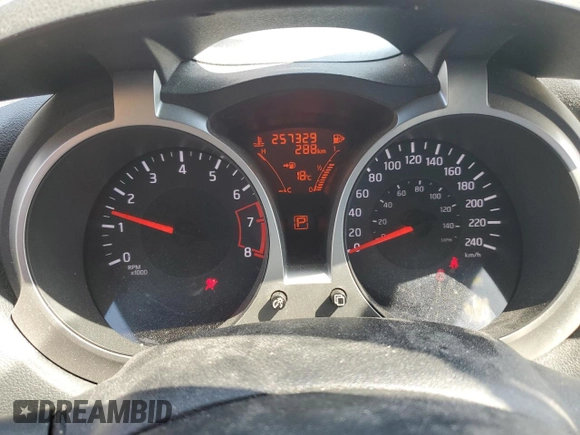 2013 Nissan Juke SL with VIN JN8AF5MV6DT219611, listed as a Copart auction lot 50252755 with 257,329 mi miles and Clean Title. Bid and sale history available at carsss.com. Image 9.