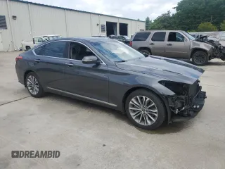 2017 Genesis G80 3.8L with VIN KMHGN4JE5HU195871, listed as a Copart auction lot 55962605 with 120,346 mi miles and Salvage title. Bid and sale history available at DreamBid. Image 4.