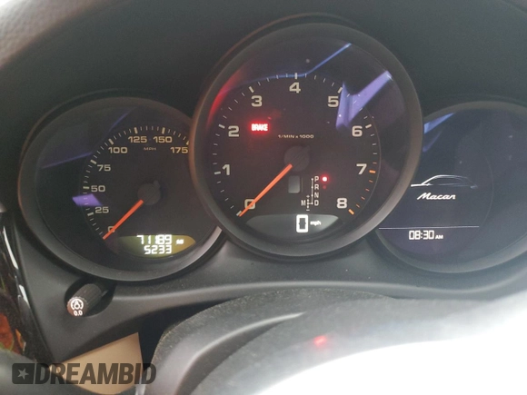 2021 Porsche Macan with VIN WP1AA2A58MLB03015, listed as a Copart auction lot 51546745 with 71,189 mi miles and Salvage title. Bid and sale history available at DreamBid. Image 9.