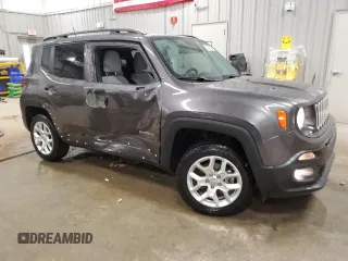 2018 Jeep Renegade Latitude z VIN ZACCJBBB8JPH66347, wystawiony jako Copart lot #55725035 z przebiegiem 65 166 mil mil oraz Szkoda całkowita • Salvage title. Historia ofert i sprzedaży dostępna na DreamBid. Obrazek 4.
