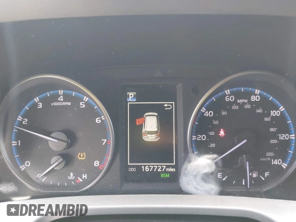 2018 Toyota RAV4 XLE with VIN 2T3WFREV9JW490324, listed as a IAAI auction lot 42298261 with 167,727 mi miles and . Bid and sale history available at DreamBid. Image 7.
