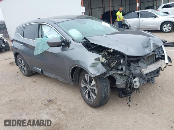 2022 Nissan Murano S z VIN 5N1AZ2AS5NC110033, wystawiony jako IAAI lot #41503318 z przebiegiem 55 733 mil mil oraz . Historia ofert i sprzedaży dostępna na DreamBid. Obrazek 1.