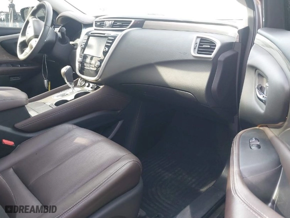 2015 Nissan Murano SL with VIN 5N1AZ2MG1FN228075, listed as a IAAI auction lot 41644582 with 14,164 mi miles. Bid and sale history available at carsss.com. Image 5.