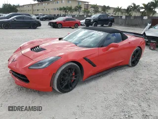 2019 Chevrolet Corvette 1LT with VIN 1G1YB3D70K5120384, listed as a Copart auction lot 45151405 with 27,450 mi miles and Salvage Title. Bid and sale history available at carsss.com. Image 1.