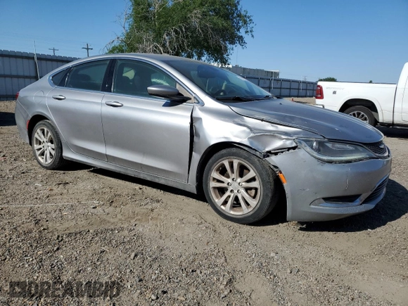 2015 Chrysler 200 Limited z VIN 1C3CCCAB7FN635187, wystawiony jako Copart lot #51993375 z przebiegiem 166 001 mil mil oraz Szkoda całkowita • Salvage title. Historia ofert i sprzedaży dostępna na DreamBid. Obrazek 4.
