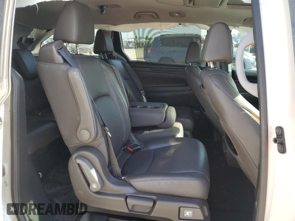 2018 Honda Odyssey EX-L with VIN 5FNRL6H72JB005268, listed as a Copart auction lot 50263645 with 136,036 mi miles and Salvage Title. Bid and sale history available at carsss.com. Image 11.