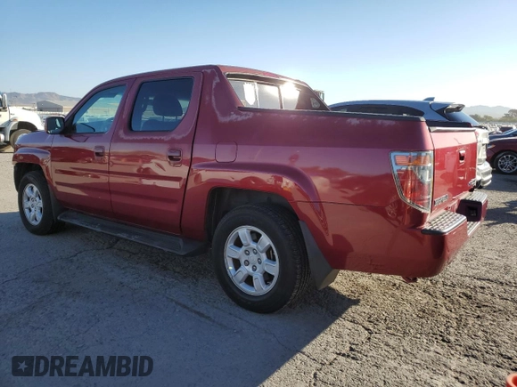 2006 Honda Ridgeline RTL with VIN 2HJYK16556H519146, listed as a Copart auction lot 76080234 with 163,355 mi miles and Salvage Title. Bid and sale history available at carsss.com. Image 2.