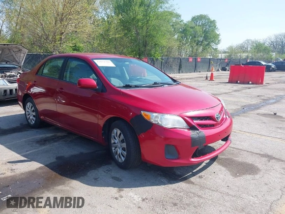 2012 Toyota Corolla L with VIN 2T1BU4EE3CC800424, listed as a IAAI auction lot 42071780 with 204,196 mi miles. Bid and sale history available at carsss.com. Image 1.