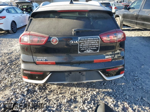 2018 Kia Niro FE with VIN KNDCB3LC8J5110605, listed as a Copart auction lot 83769374 with 103,867 mi miles and Salvage Title. Bid and sale history available at carsss.com. Image 6.