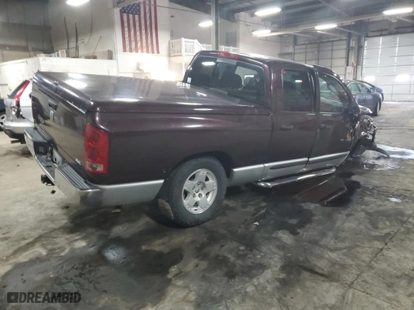 2005 Dodge Ram 1500 SLT with VIN 1D7HU18D35S124592, listed as a Copart auction lot 47404925 with 161,052 mi miles and Salvage Title. Bid and sale history available at carsss.com. Image 3.