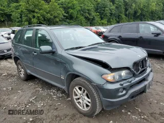 2006 BMW X5 3.0i with VIN 5UXFA13586LY43146, listed as a Copart auction lot 66535094 with 183,785 mi miles and Salvage Title. Bid and sale history available at carsss.com. Image 4.