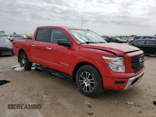 2021 Nissan Titan SV z VIN 1N6AA1EF0MN507040, wystawiony jako Copart lot #44913805 z przebiegiem 31 349 mil mil oraz Szkoda całkowita • Salvage title. Historia ofert i sprzedaży dostępna na DreamBid. Obrazek 4.