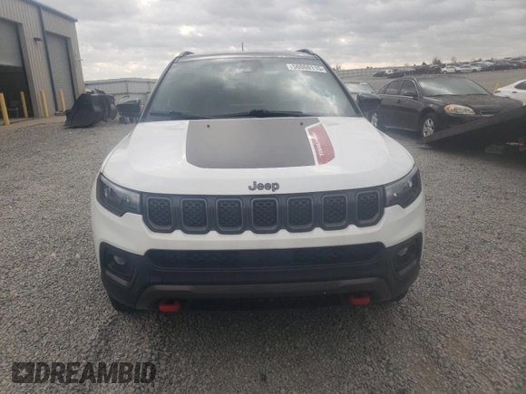 2023 Jeep Compass Trailhawk with VIN 3C4NJDDN5PT565793, listed as a Copart auction lot 50060115 with 38,292 mi miles and Salvage title. Bid and sale history available at DreamBid. Image 5.