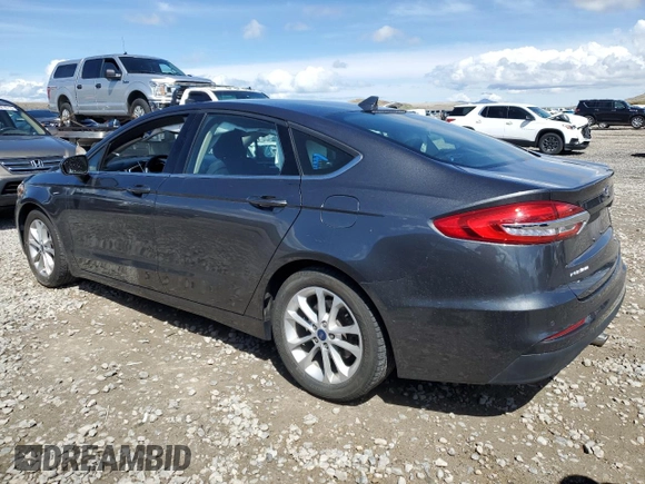2019 Ford Fusion SE with VIN 3FA6P0HD8KR283978, listed as a Copart auction lot 54625355 with 92,181 mi miles and Salvage Title. Bid and sale history available at DreamBid. Image 2.