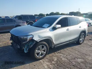 2018 GMC Terrain SLE with VIN 3GKALMEV7JL404266, listed as a IAAI auction lot 41990127 with 57,869 mi miles and . Bid and sale history available at DreamBid. Image 2.