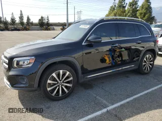 2021 Mercedes-Benz GLB with VIN W1N4M4GB4MW153982, listed as a Copart auction lot 49570455 with 31,817 mi miles and Salvage Title. Bid and sale history available at carsss.com. Image 1.
