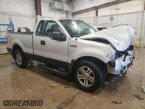 2008 Ford F-150 XL with VIN 1FTRF14W48KD13417, listed as a Copart auction lot 87728275 with 0 mi miles and Non Repairable. Bid and sale history available at carsss.com. Image 4.