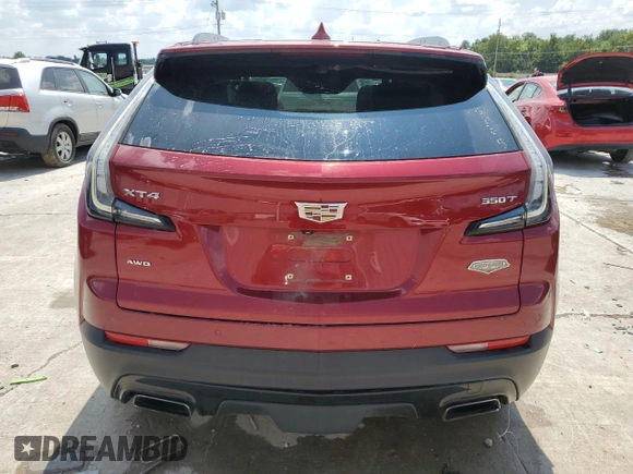 2020 Cadillac XT4 AWD Sport with VIN 1GYFZFR46LF023142, listed as a Copart auction lot 68239744 with 88,768 mi miles and Salvage title. Bid and sale history available at DreamBid. Image 6.