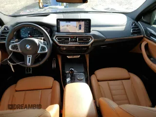 2023 BMW X4 M40i with VIN 5UX43DT06P9R01258, listed as a Copart auction lot 41738674 with 8,184 mi miles and Salvage Title. Bid and sale history available at carsss.com. Image 8.