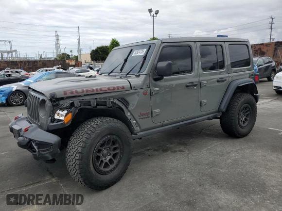 2021 Jeep Wrangler Unlimited Rubicon с VIN 1C4JJXFG4MW850764, выставлен на аукционе Copart как лот 52924735 с пробегом 23 471 миль миль и Списание • Salvage title. История ставок и продаж доступна на DreamBid. Изображение 1.
