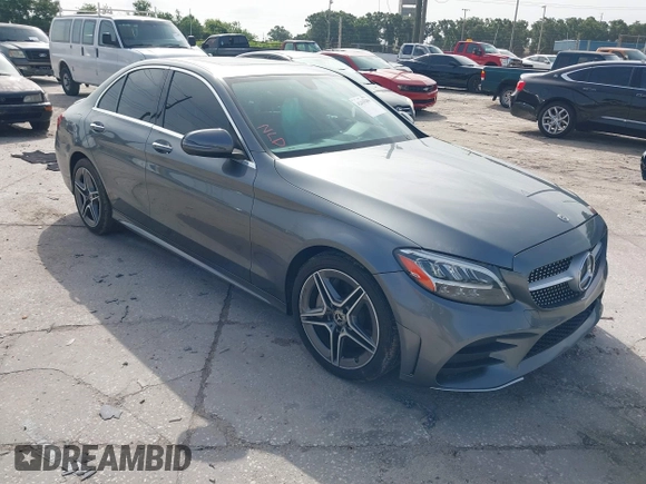 2019 Mercedes-Benz C 300 with VIN 55SWF8DB2KU302234, listed as a IAAI auction lot 42439409 with 99,907 mi miles and . Bid and sale history available at DreamBid. Image 1.