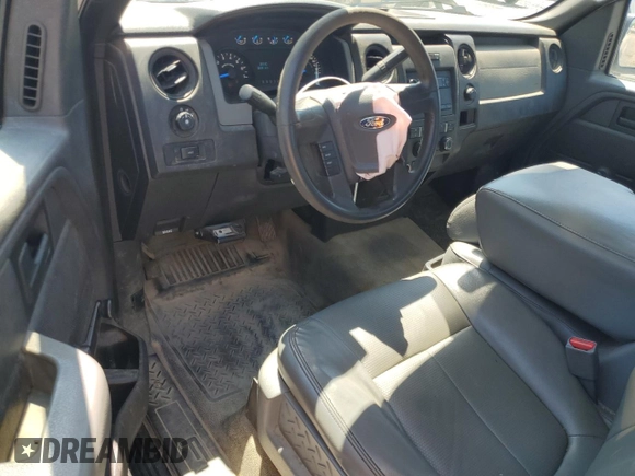 2013 Ford F-150 XL with VIN 1FTMF1CF9DFC58803, listed as a Copart auction lot 52379255 with 76,194 mi miles and Salvage title. Bid and sale history available at DreamBid. Image 8.