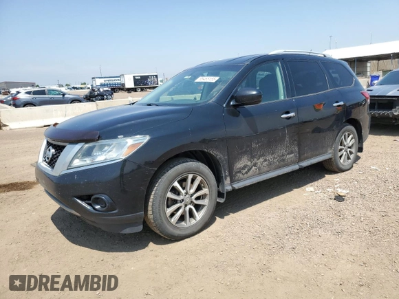 2013 Nissan Pathfinder Platinum with VIN 5N1AR2MM5DC674941, listed as a Copart auction lot 65465155 with 163,687 mi miles and Clean title. Bid and sale history available at DreamBid. Image 1.