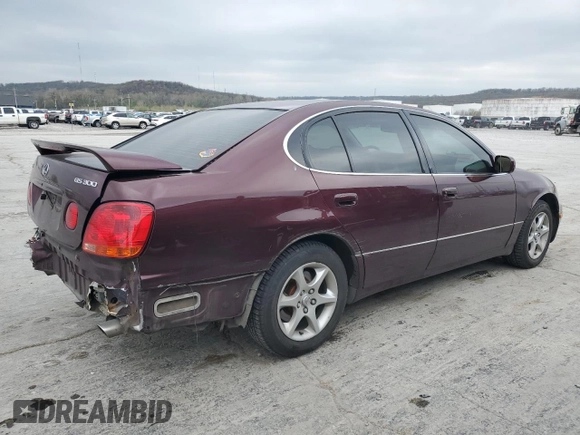 2001 Lexus GS 300 with VIN JT8BD69S810140768, listed as a Copart auction lot 51390715 with 232,808 mi miles and Salvage Title. Bid and sale history available at DreamBid. Image 3.
