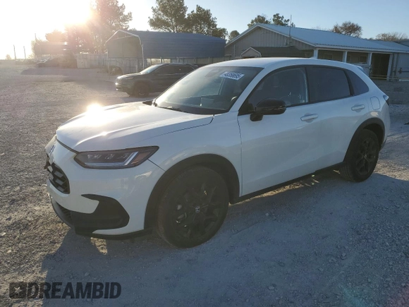 2024 Honda HR-V Sport with VIN 3CZRZ2H52RM742025, listed as a Copart auction lot 48358695 with 15,862 mi miles and Salvage Title. Bid and sale history available at carsss.com. Image 1.