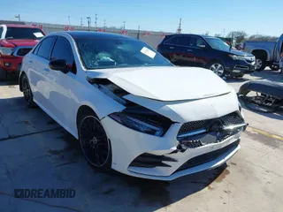 2021 Mercedes-Benz A 220 with VIN W1K3G4EB2MJ297109, listed as a IAAI auction lot 41637260 with 67,309 mi miles and . Bid and sale history available at DreamBid. Image 1.