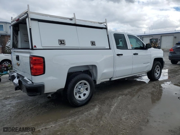 2018 Chevrolet Silverado 1500 Work Truck with VIN 1GCVKNEC2JZ274782, listed as a Copart auction lot 44198725 with 127,536 mi miles and Clean Title. Bid and sale history available at carsss.com. Image 3.
