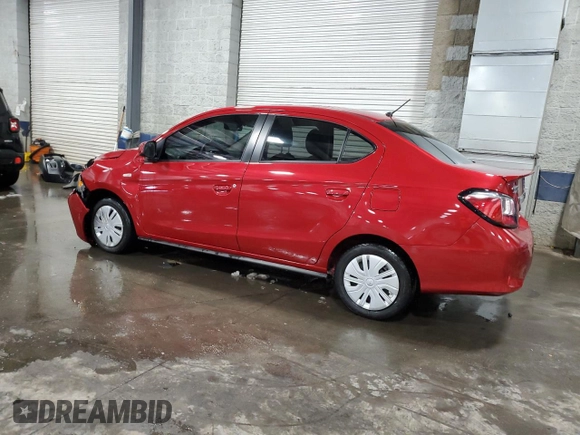 2021 Mitsubishi Mirage G4 ES with VIN ML32FUFJ5MHF05642, listed as a Copart auction lot 48236954 with 33,434 mi miles. Bid and sale history available at carsss.com. Image 2.