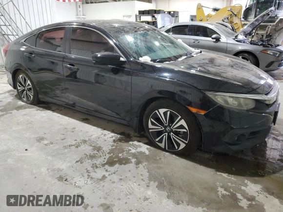 2017 Honda Civic EX-T with VIN 19XFC1F34HE008520, listed as a Copart auction lot 45159525 with 180,433 mi miles and Salvage Title. Bid and sale history available at carsss.com. Image 4.