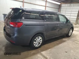 2017 Kia Sedona LX with VIN KNDMB5C17H6236067, listed as a Copart auction lot 52920885 with 131,299 mi miles and Salvage Title. Bid and sale history available at carsss.com. Image 3.
