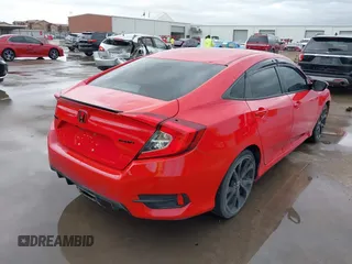 2021 Honda Civic Sport with VIN 2HGFC2F80MH502407, listed as a IAAI auction lot 41949825 with 65,661 mi miles and . Bid and sale history available at DreamBid. Image 4.