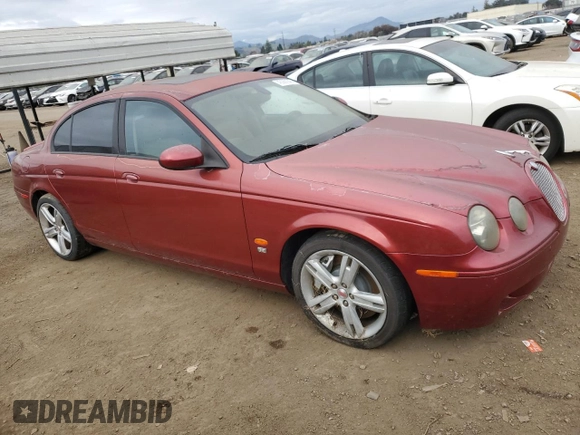 2005 Jaguar S-Type with VIN SAJWA03V351N18699, listed as a Copart auction lot 43060945 with 45,008 mi miles and Clean Title. Bid and sale history available at DreamBid. Image 4.
