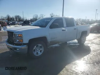 2014 Chevrolet Silverado 1500 LT with VIN 3GCUKREC4EG326339, listed as a Copart auction lot 46439135 with 177,194 mi miles and Salvage Title. Bid and sale history available at DreamBid. Image 1.