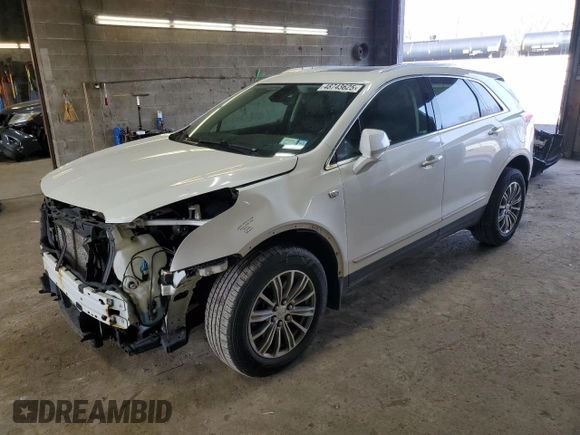 2017 Cadillac XT5 Luxury AWD z VIN 1GYKNDRS8HZ232837, wystawiony jako Copart lot #48743625 z przebiegiem 103 469 mil mil oraz Szkoda całkowita • Salvage title. Historia ofert i sprzedaży dostępna na DreamBid. Obrazek 1.