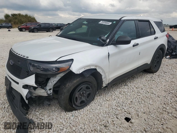 2021 Ford Explorer z VIN 1FM5K8AC0MGC31657, wystawiony jako Copart lot #70309654 z przebiegiem Nie podano mil oraz Szkoda całkowita • Salvage title. Historia ofert i sprzedaży dostępna na DreamBid. Obrazek 1.