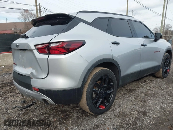 2022 Chevrolet Blazer LT with VIN 3GNKBHR4XNS193126, listed as a IAAI auction lot 41660719 with 41,757 mi miles and . Bid and sale history available at DreamBid. Image 4.