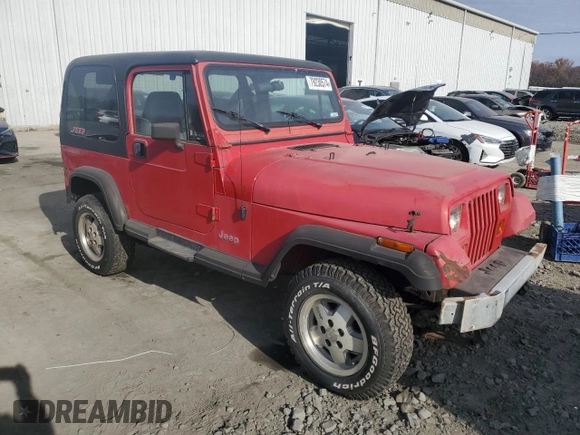 1991 Jeep Wrangler with VIN 2J4FY29S8MJ153958, listed as a Copart auction lot 79230574 with 187,559 mi miles and Clean Title. Bid and sale history available at carsss.com. Image 4.